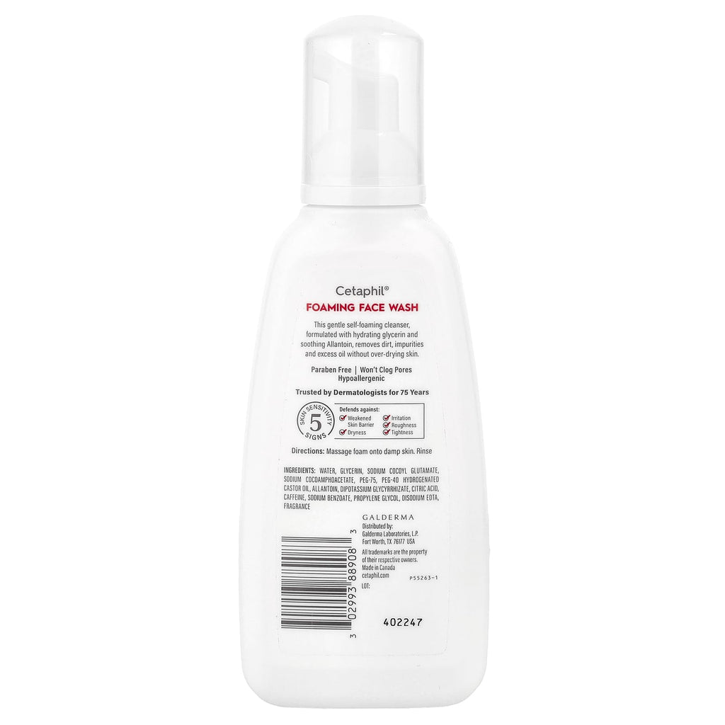 Cetaphil, Foaming Face Wash, 8 fl oz (237 ml)