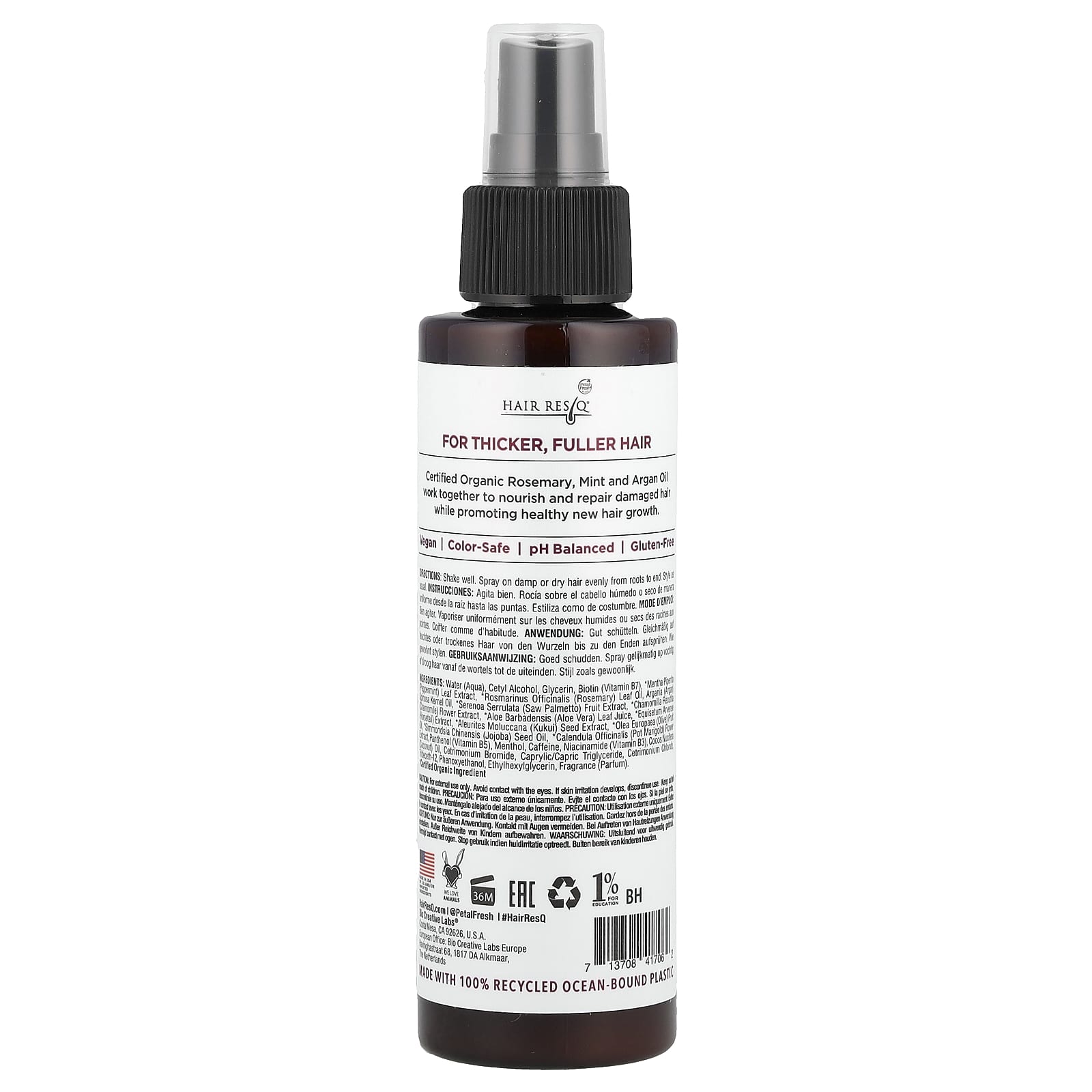 Petal Fresh, Hair ResQ®, Thickening + Damage Repair Treatment Spray, 5 fl oz (147 ml)
