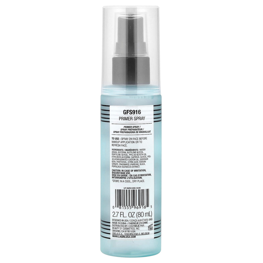 L.A. Girl, Primer Spray, GFS916, 2.7 fl oz (80 ml)