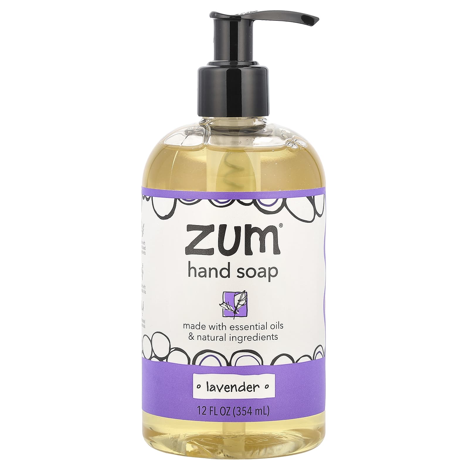 ZUM, Hand Soap, Lavender, 12 fl oz (354 ml)