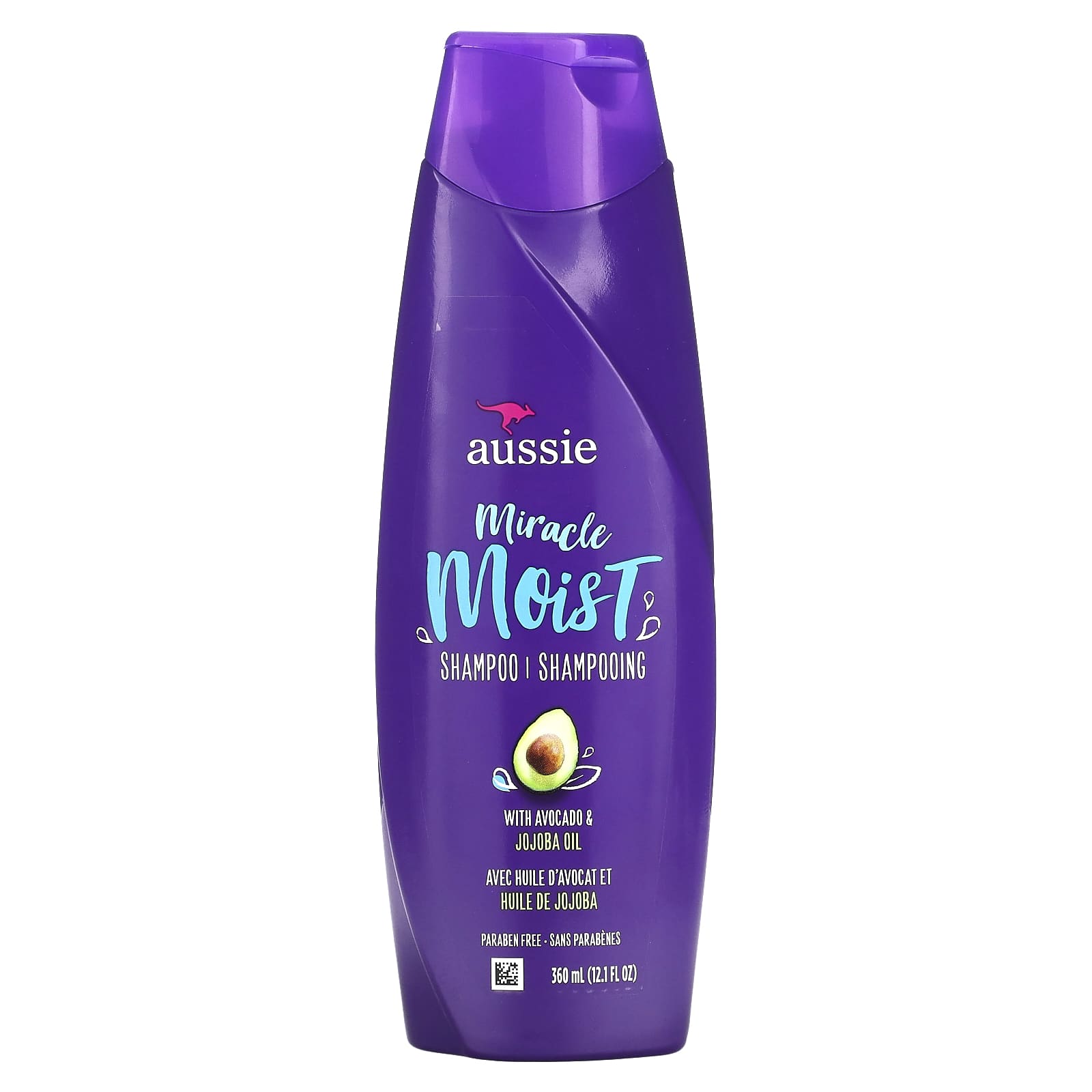 Aussie, Miracle Moist, Shampoo, Avocado & Jojoba Oil, 12.1 fl oz (360 ml)