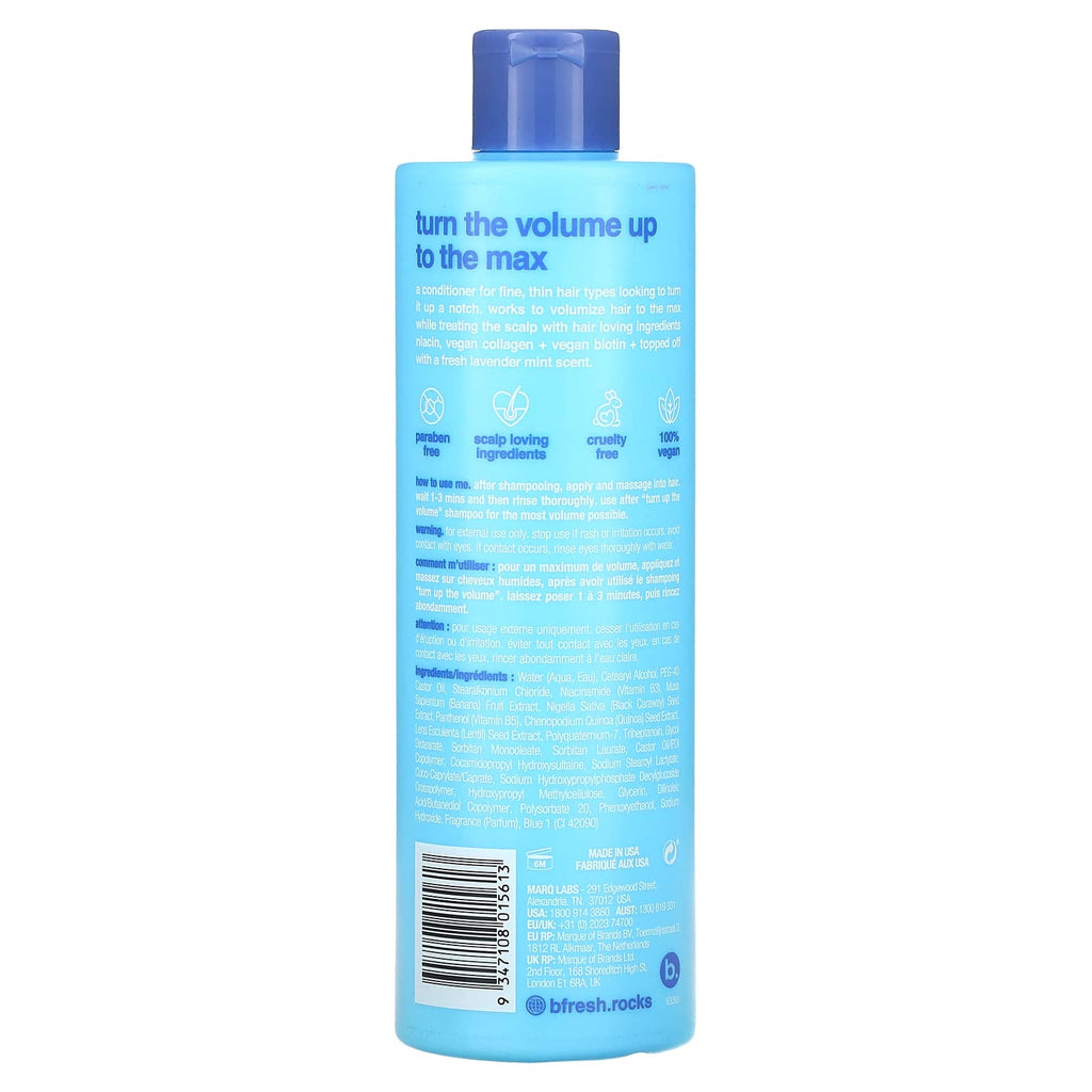 b.fresh, Turn Up The Volume, Volumizing Conditioner, Lavender Mint, 12 fl oz (355 ml)