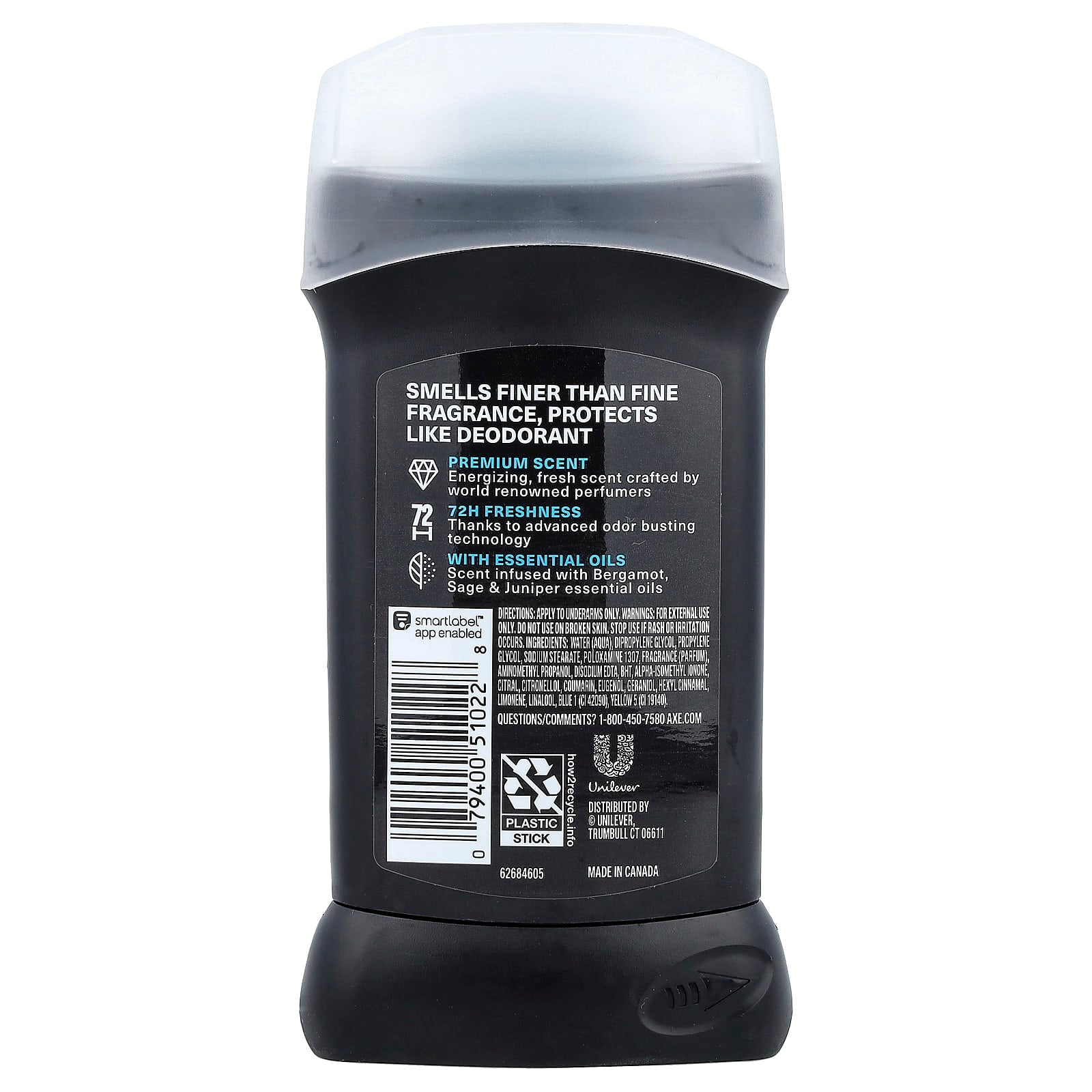 AXE, Premium Deodorant, Aqua Bergamot, 3 oz (85 g)