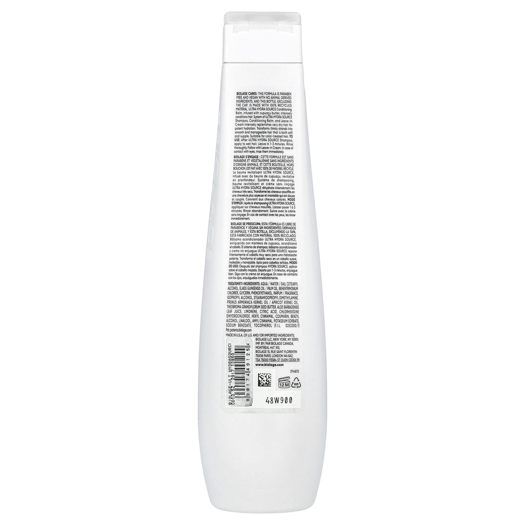 Biolage, Ultra Hydra Source, Conditioning Balm, For Very Dry Hair, 13.5 fl oz (400 ml)