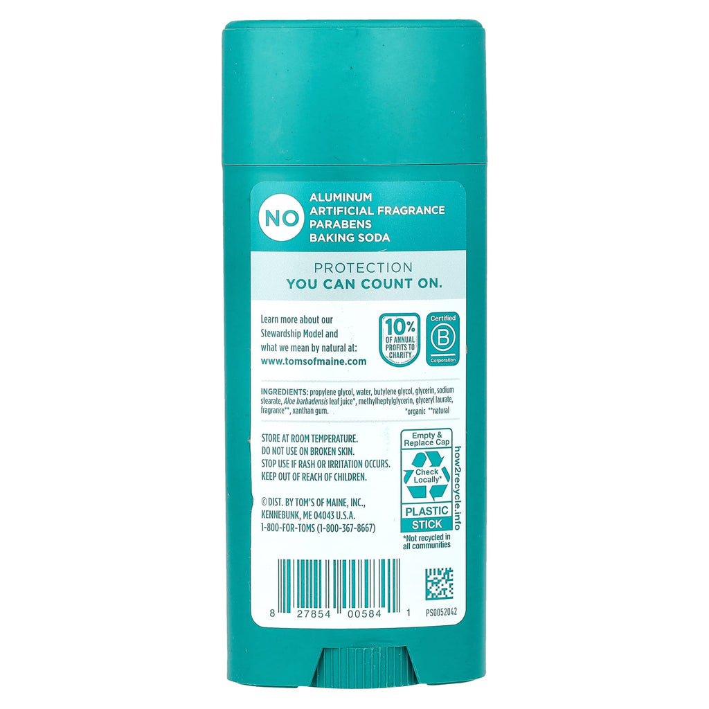 Tom's of Maine, Aluminum Free Deodorant, Sandalwood Vanilla, 3.25 oz (92 g)