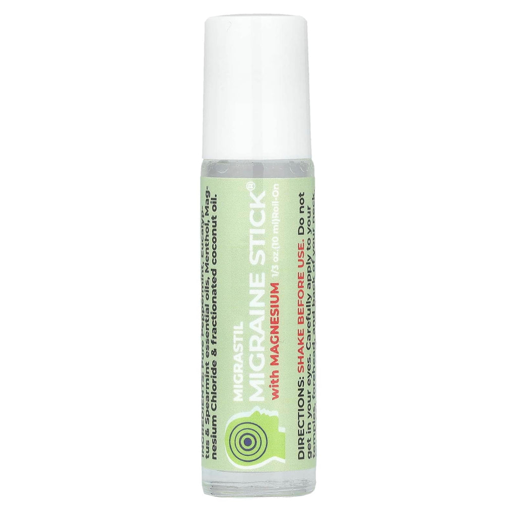 Migrastil, Migraine Stick® with Magnesium, 0.33 oz (10 ml)