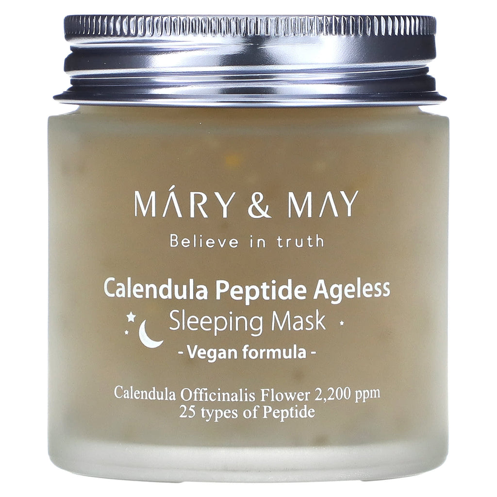 Mary & May, Calendula Peptide Ageless, Sleeping Beauty Mask, 3.88 oz (110 g)