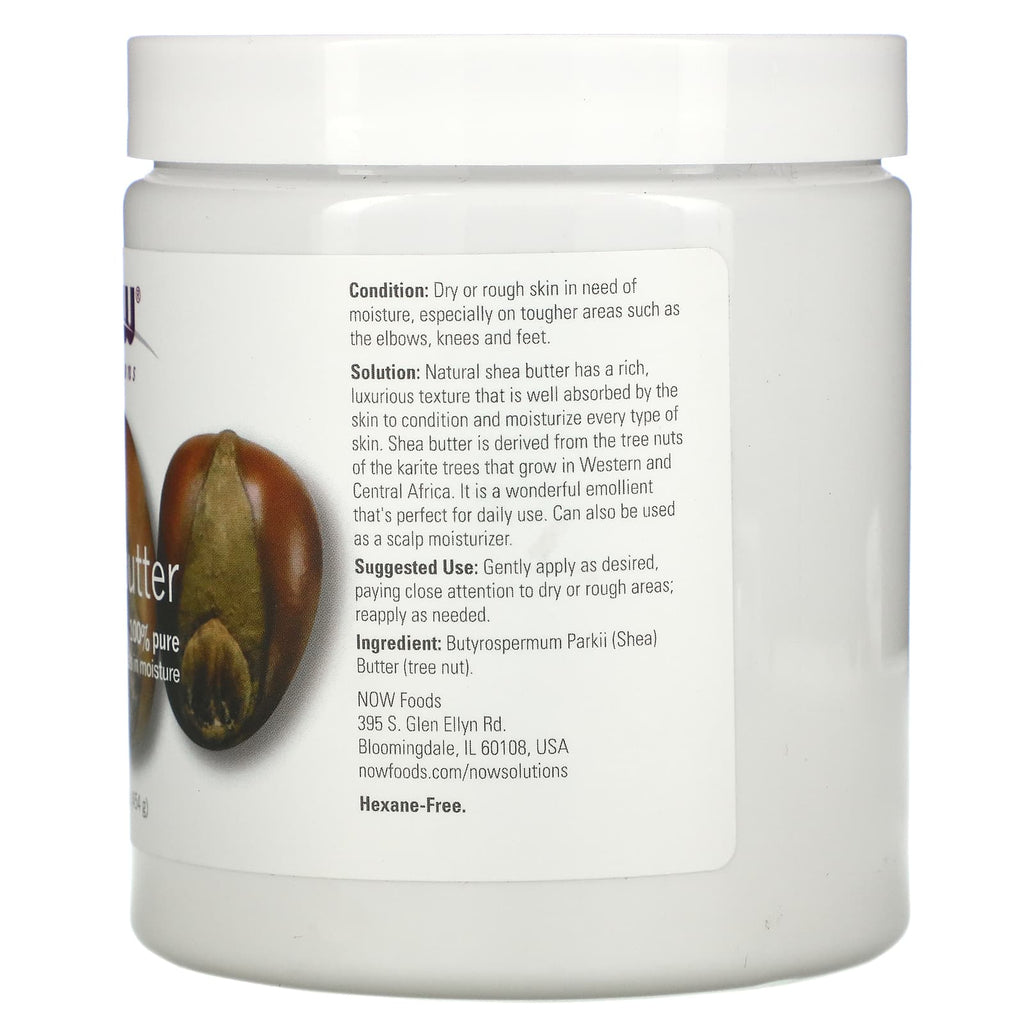 NOW Foods, Solutions, Shea Butter, 16 fl oz (454 g)