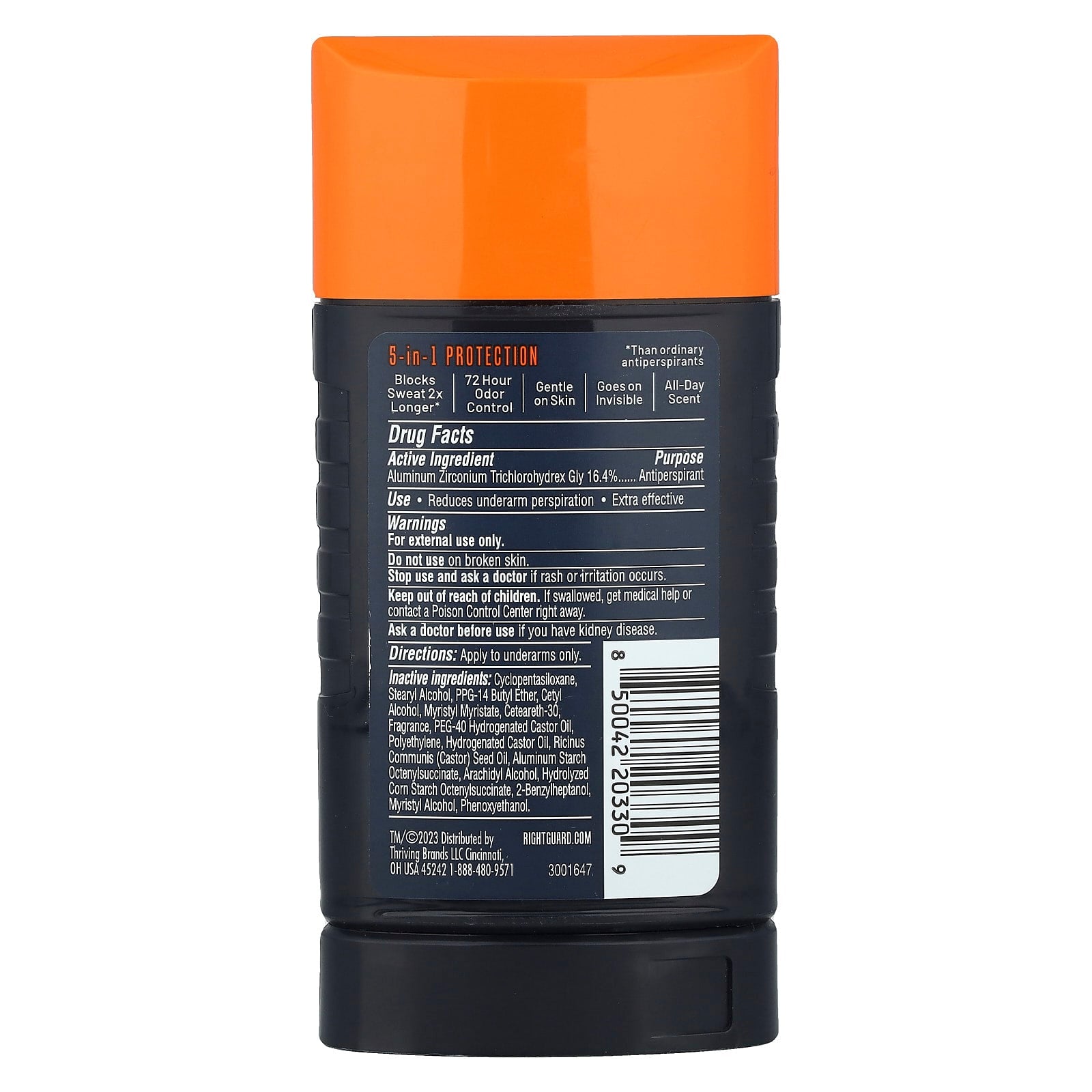 Right Guard, Xtreme Defense, Antiperspirant/Deodorant, Fresh Blast, 2.6 oz (73.7 g)