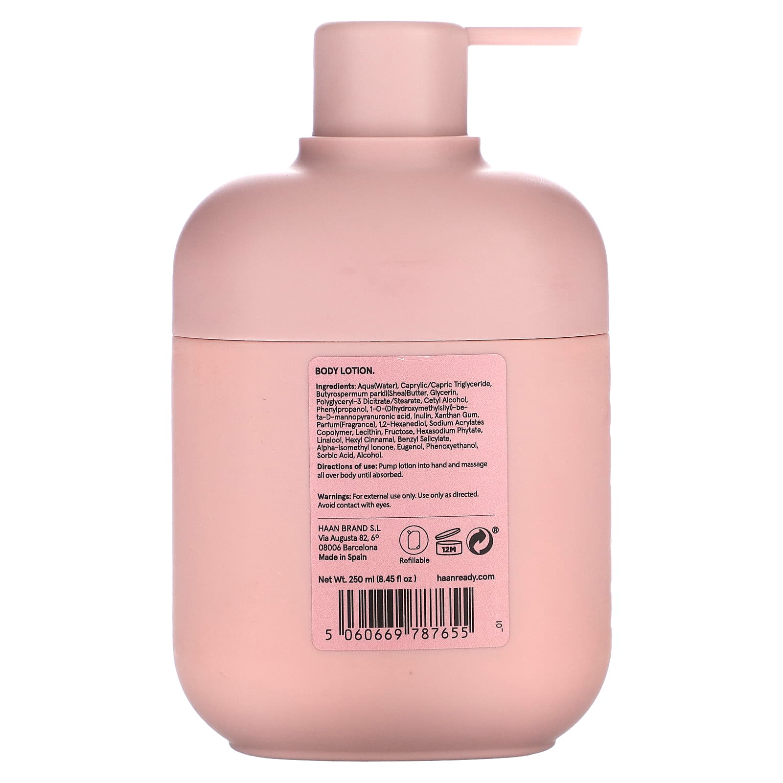 Haan, Body Lotion, Tales of Lotus, 8.45 fl oz (250 ml)
