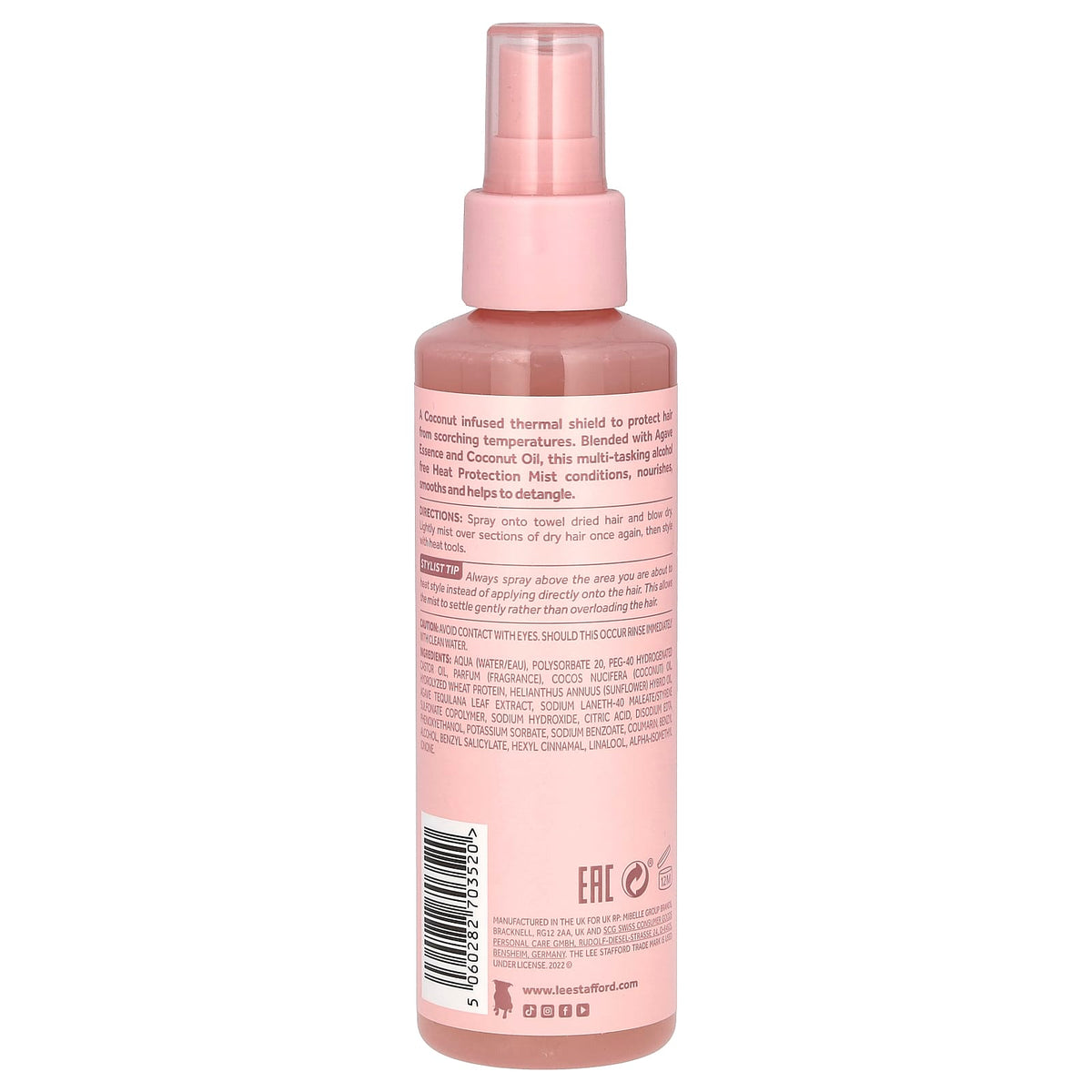 Lee Stafford, Coco Loco, Heat Protection Mist, 5 fl oz (150 ml)