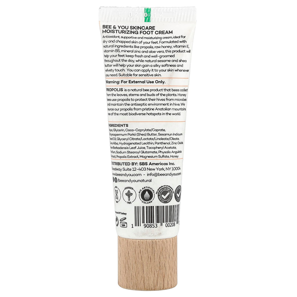 Bee & You, Ultra Hydrating Care Foot Cream, 1.69 fl oz (50 ml)