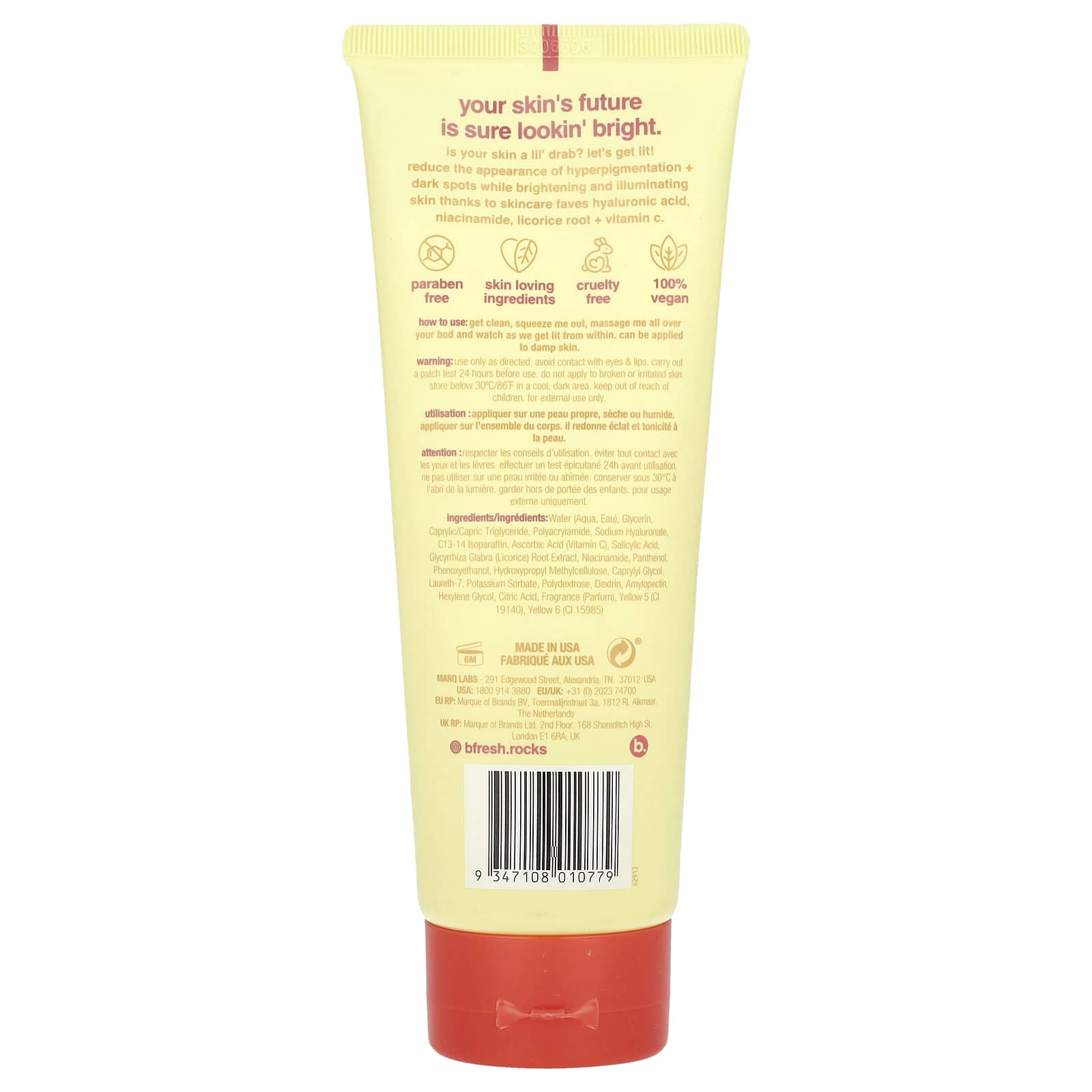 b.fresh, Lit From Within, Illuminating Body Serum, 8 fl oz (236 ml)