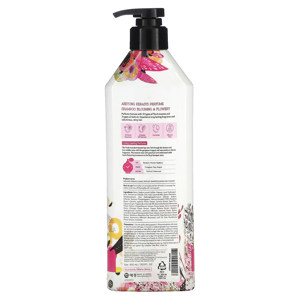 Kerasys, Blooming Flowery Perfume Shampoo, 20.3 fl oz (600 ml)