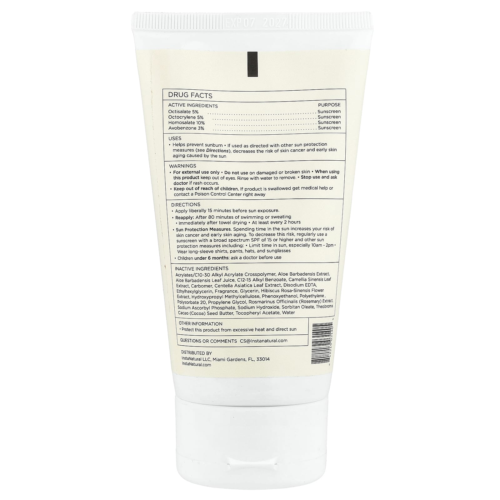 InstaNatural, Vitamin C SPF 50 Lotion, 5 fl oz