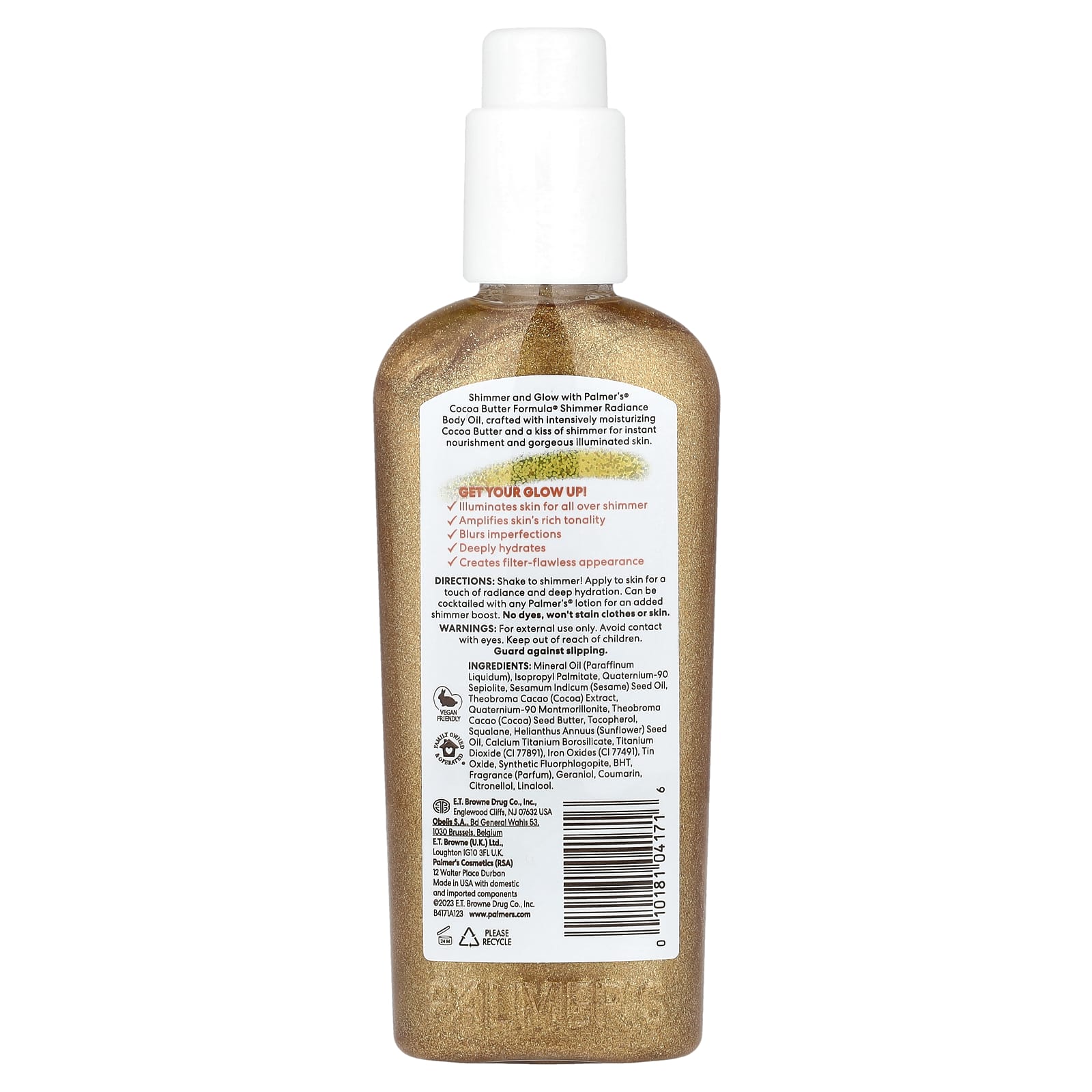 Palmer's, Cocoa Butter Formula® with Vitamin E, Shimmer Radiance Body Oil, 5.1 fl oz (150 ml)