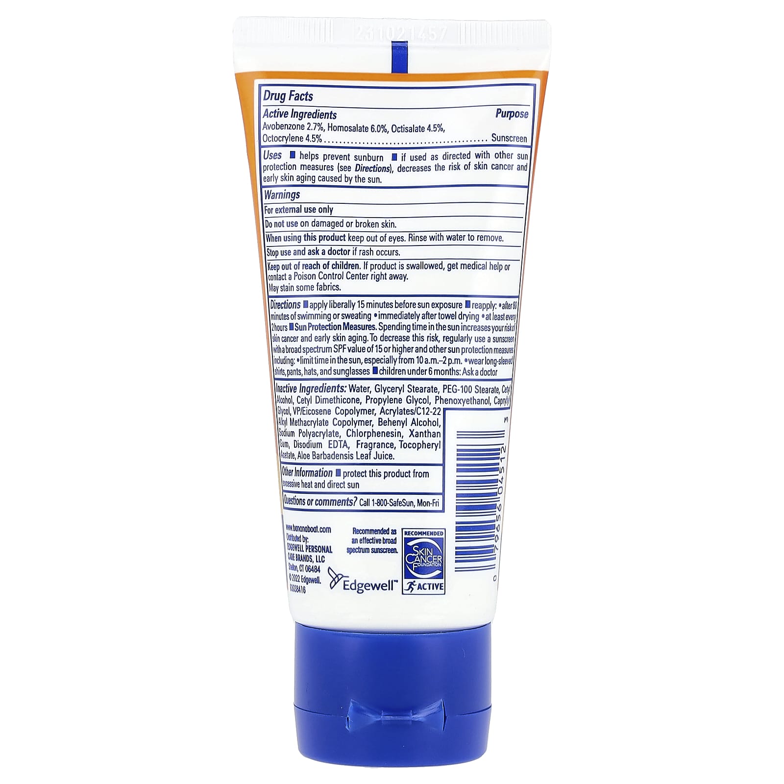 Banana Boat, Sport™ Ultra, Sunscreen Lotion, SPF 30, 3 fl oz (88 ml)
