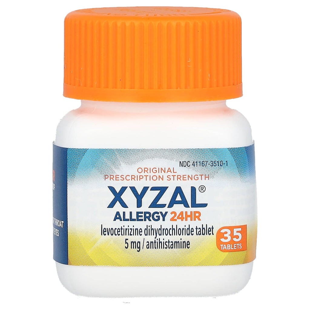 Xyzal, Allergy 24HR, 5 mg, 35 Tablets