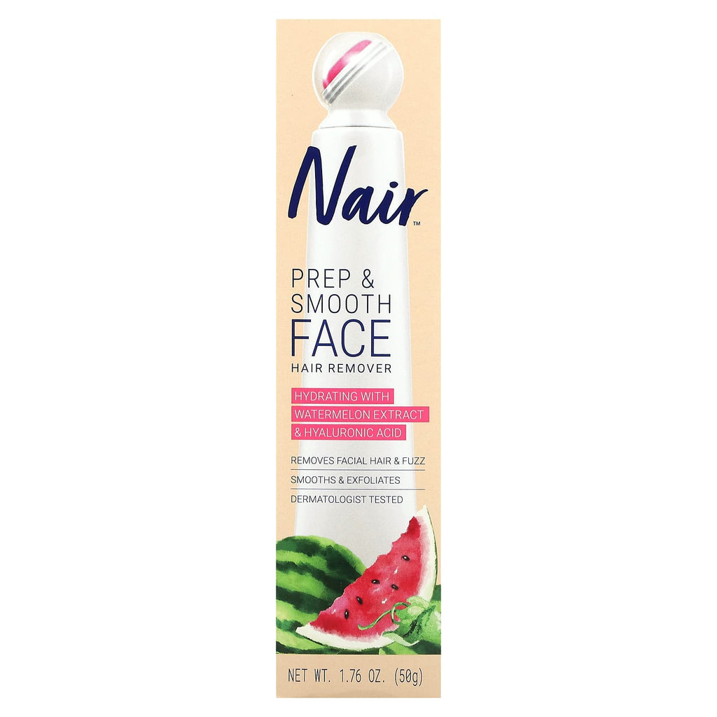 Nair, Prep & Smooth Face Hair Remover, 1.76 oz (50 g)