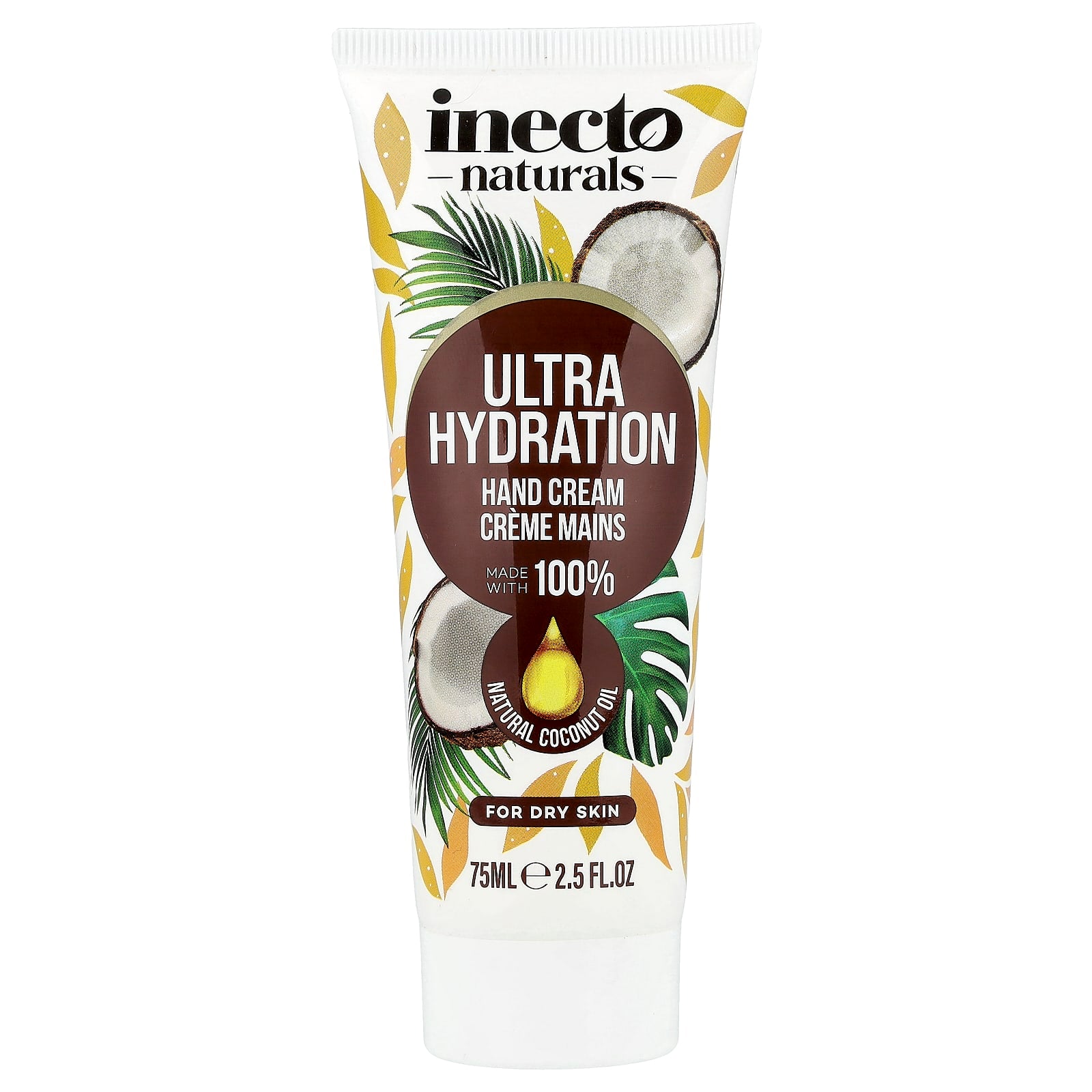 Inecto, Ultra Hydration Hand Cream, For Dry Skin, 2.5 fl oz (75 ml)