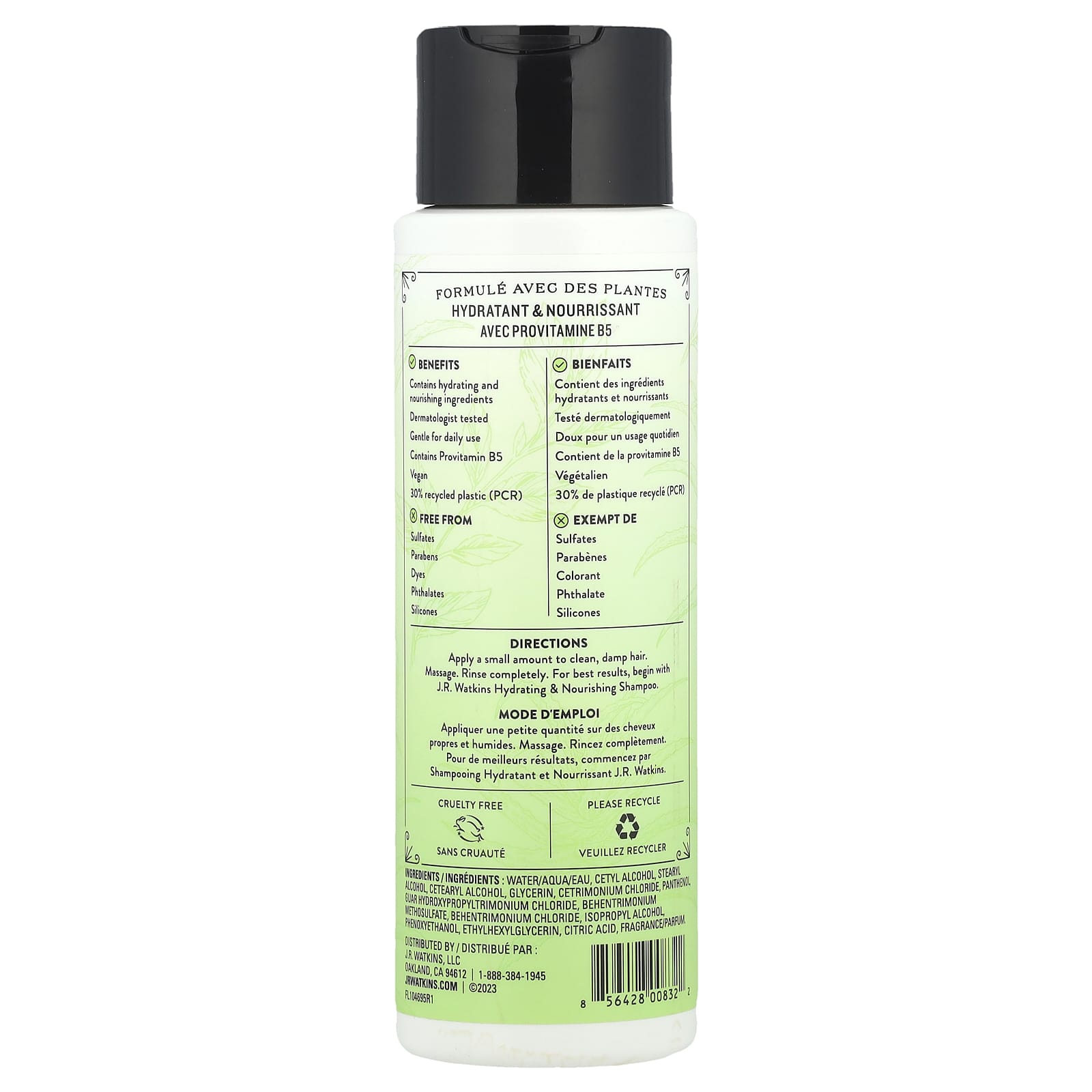 J R Watkins, Conditioner, Aloe & Green Tea, 12 fl oz (354 ml)