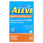 Aleve, Naproxen Sodium Tablets, Back & Muscle Pain, 220 mg, 90 Tablets