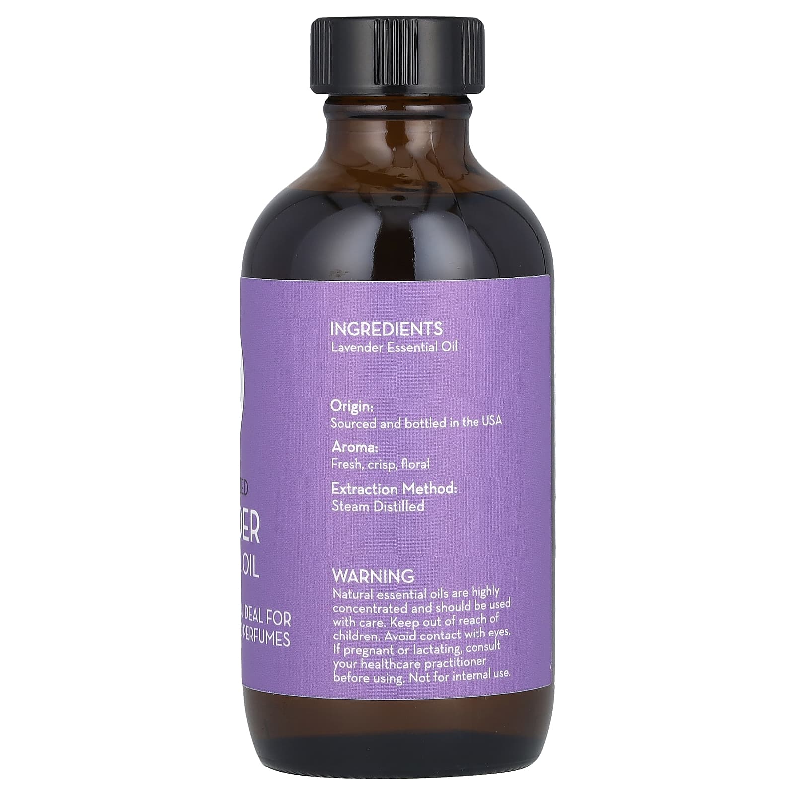 Pure Body Naturals, Essential Oil, Lavender , 4 fl oz (118 ml)