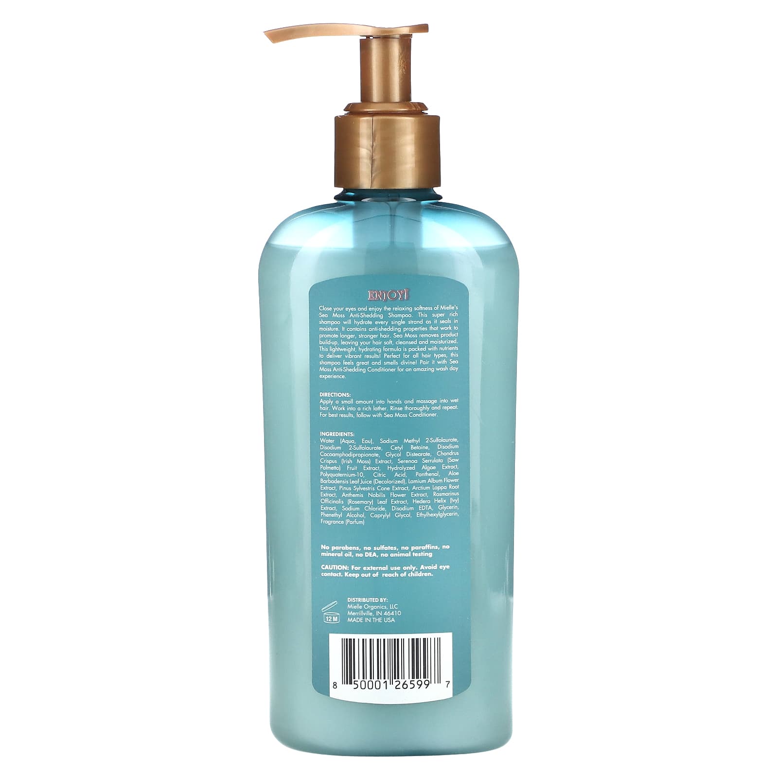 Mielle, Sea Moss Blend, Anti-Shedding Shampoo, 8 fl oz (236.6 ml)