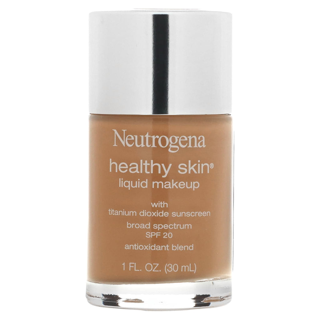 Neutrogena, Healthy Skin, Liquid Makeup, SPF 20, Warm Beige 90, 1 fl oz (30 ml)