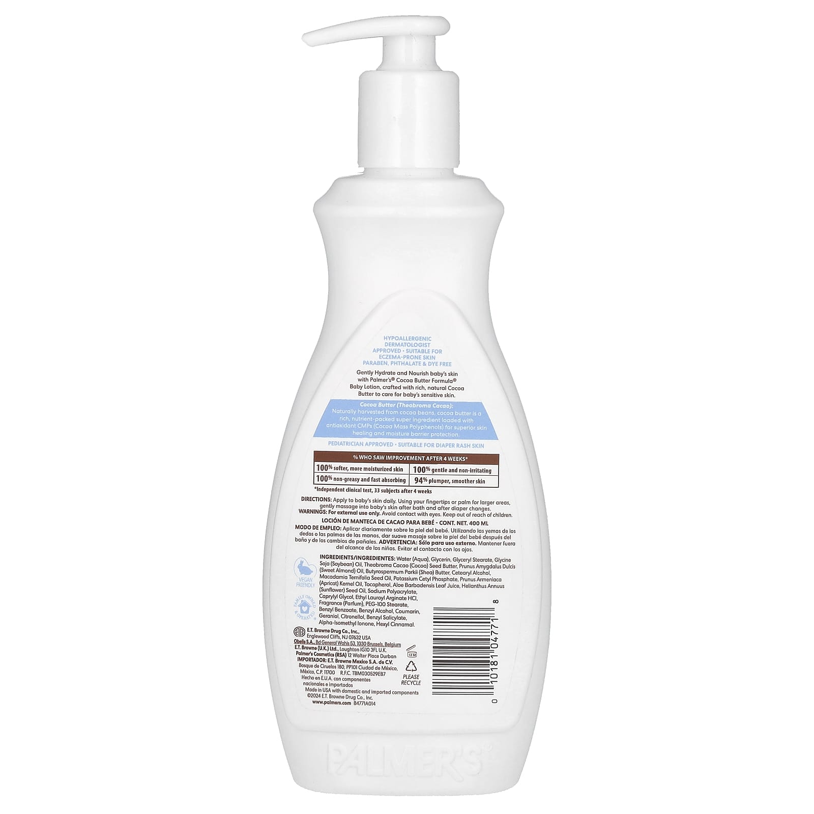 Palmer's, Baby, Cocoa Butter Formula® with Vitamin E, Cocoa Butter Baby Lotion, 13.5 fl oz (400 ml)