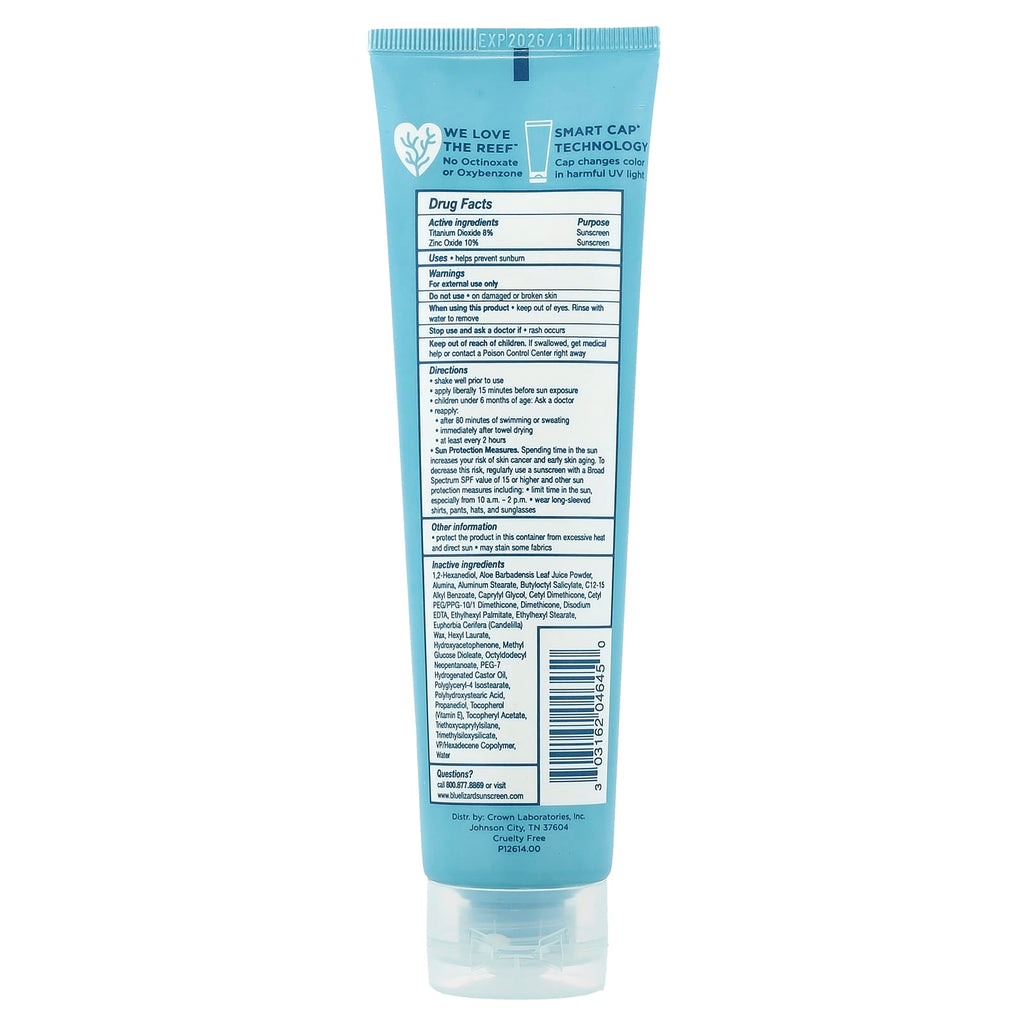 Blue Lizard Australian Sunscreen, Sensitive Mineral Sunscreen, SPF 50, 5 fl oz (148 ml)