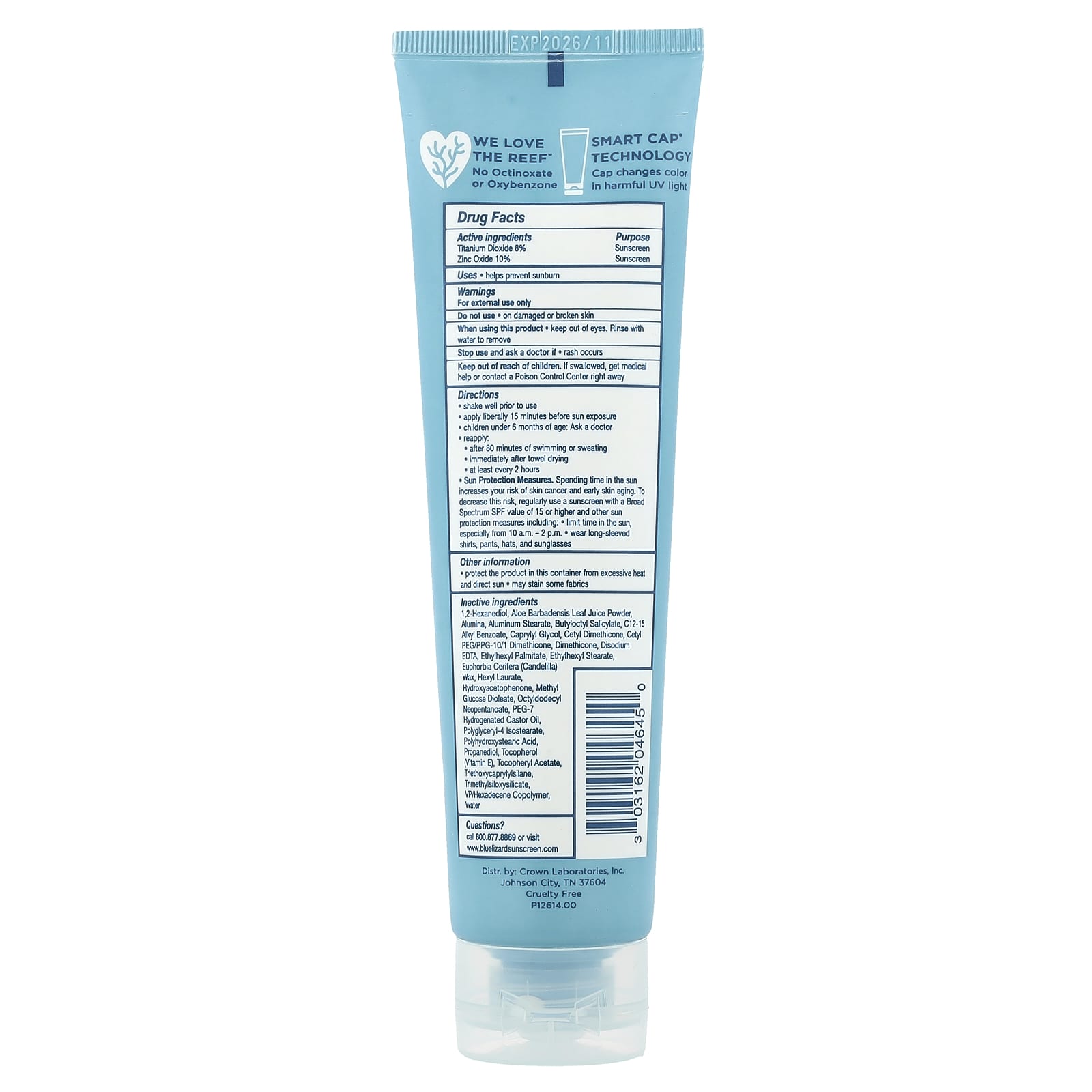 Blue Lizard Australian Sunscreen, Sensitive Mineral Sunscreen, SPF 50, 5 fl oz (148 ml)