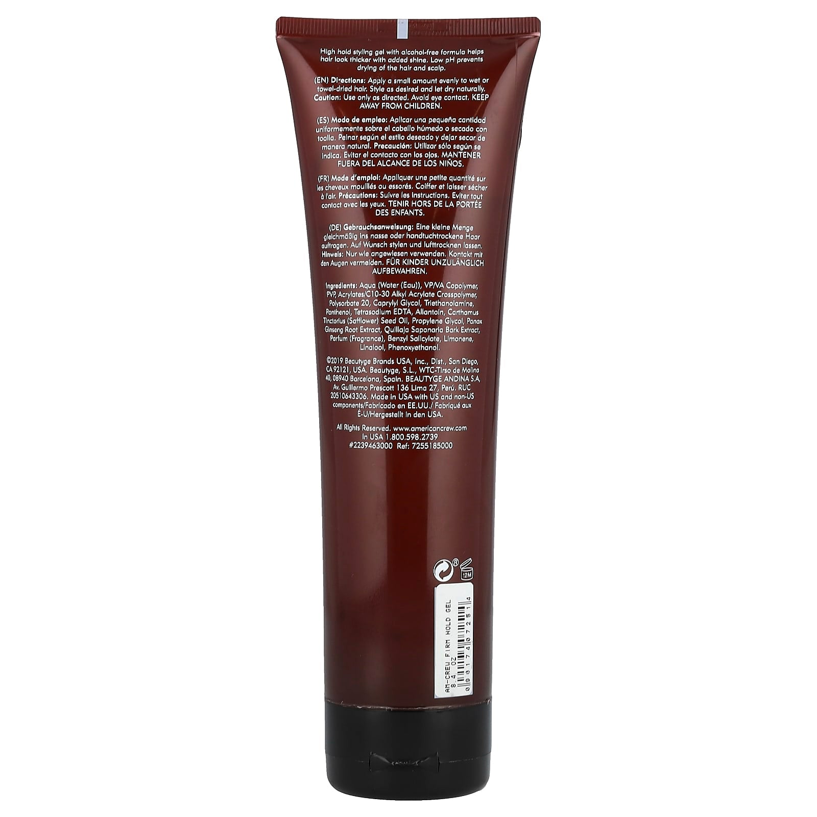American Crew, Firm Hold Styling Gel, 8.4 fl oz (250 ml)