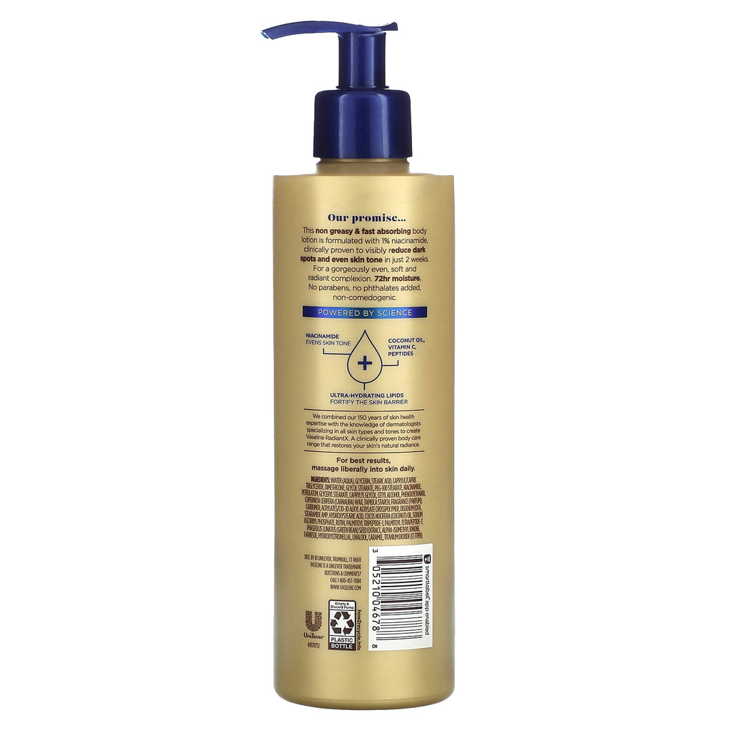 Vaseline, RadiantX, Nourishing Body Lotion, 11 fl oz (325 ml)