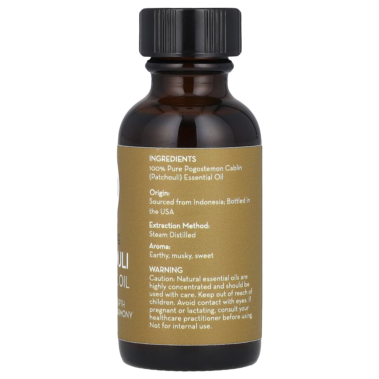 Pure Body Naturals, 100% Pure Essential Oil, Patchouli, 1 fl oz (30 ml)