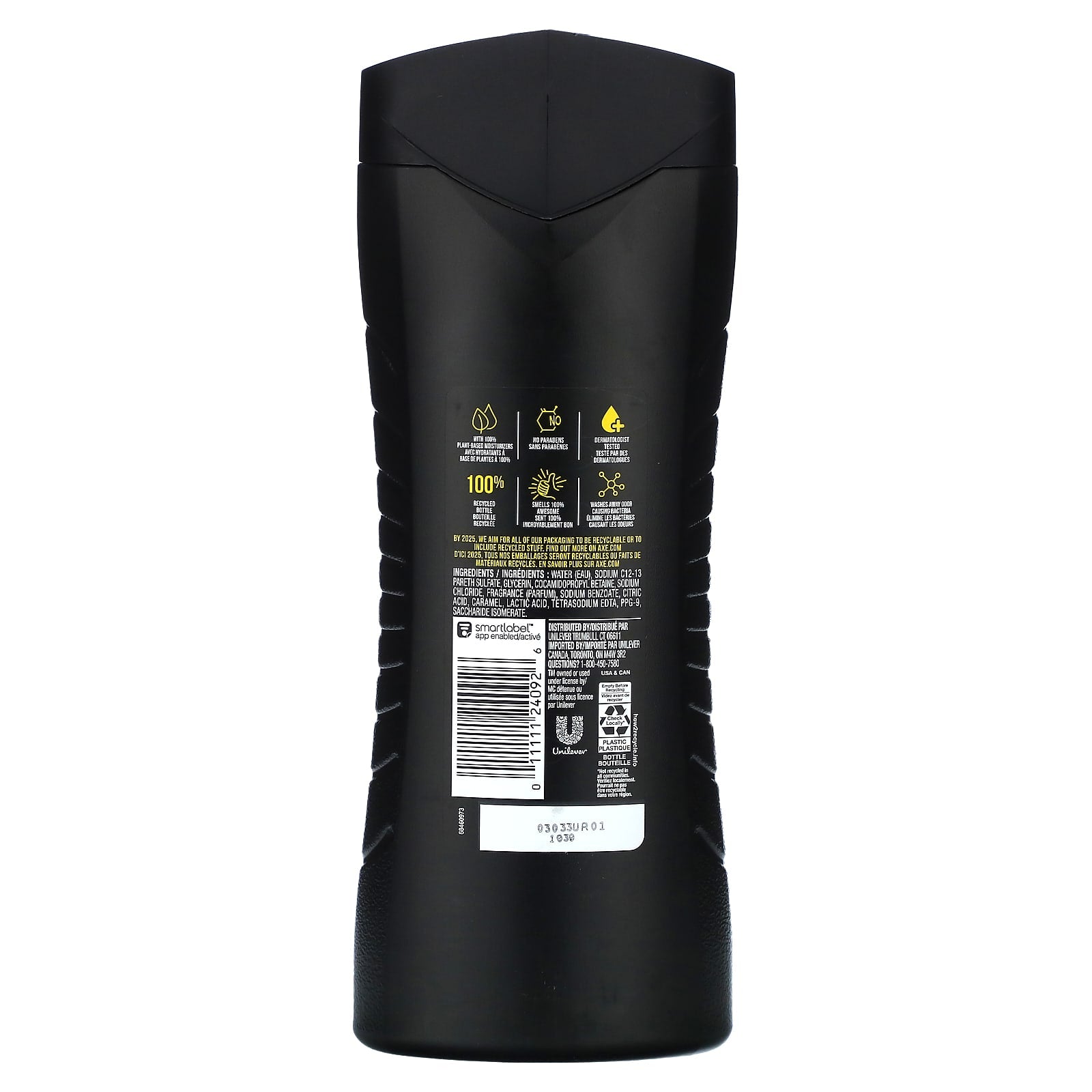 AXE, Dark Temptation Body Wash, Dark Chocolate, 16 fl oz (473 ml)