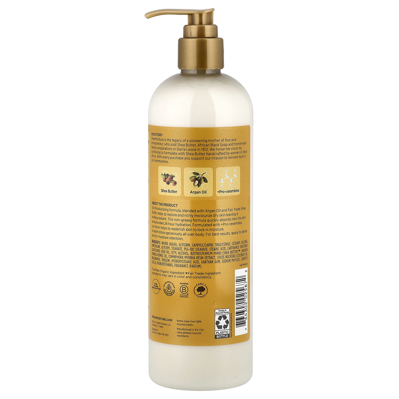 SheaMoisture, Moisturizing Body Lotion, Raw Shea Butter, 16 fl oz (473 ml)