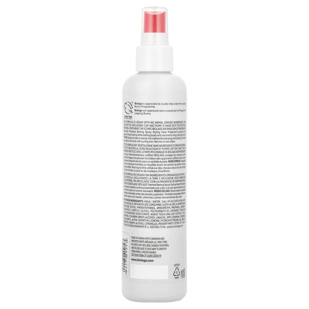 Biolage, Thermal Setting Spray, 8.4 fl oz (250 ml)