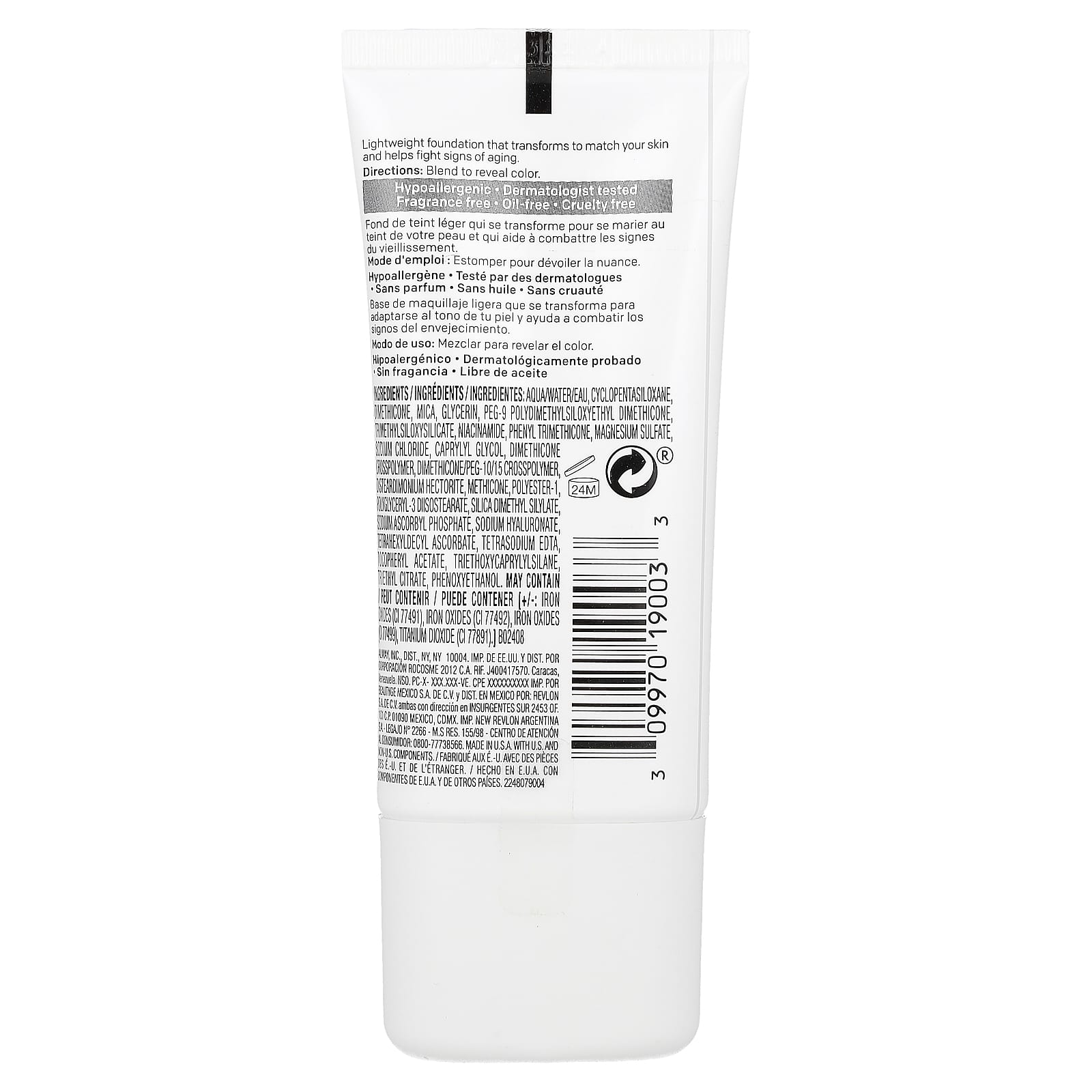 Almay, Ageless Smart Shade Foundation, 300 Medium, 1 fl oz (30 ml)