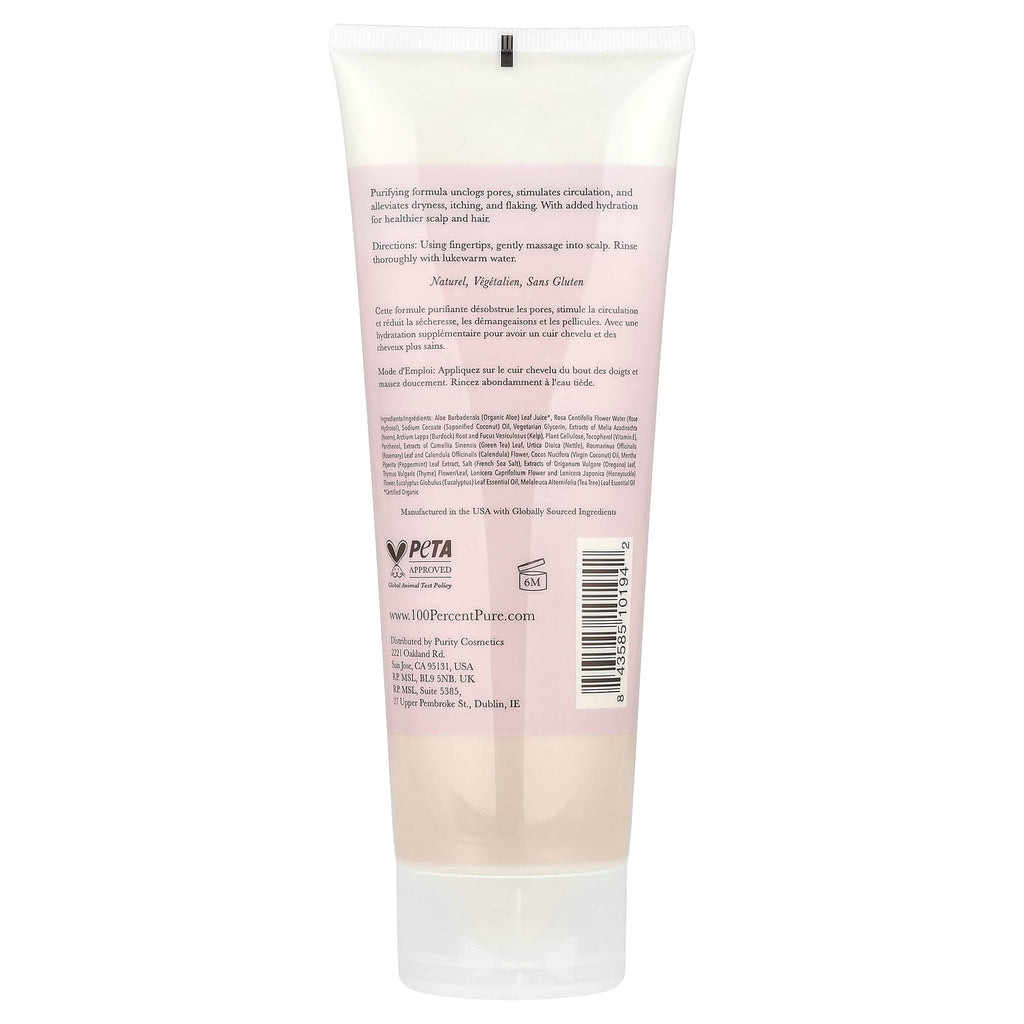 100% PURE, Burdock & Neem Healthy Scalp Shampoo, 8 fl oz (236 ml)