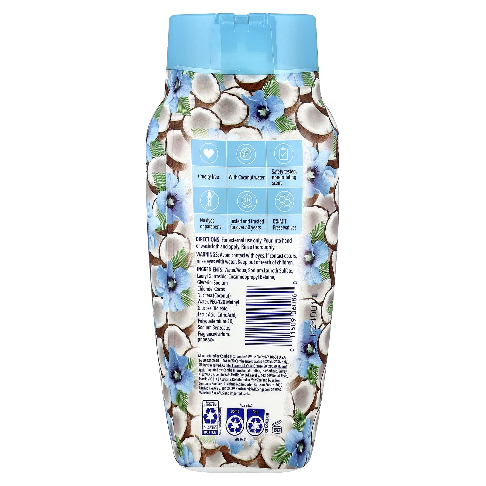 Vagisil, Scentsitive Scents®, Daily Intimate Wash, Coconut Hibiscus, 12 fl oz (354 ml)