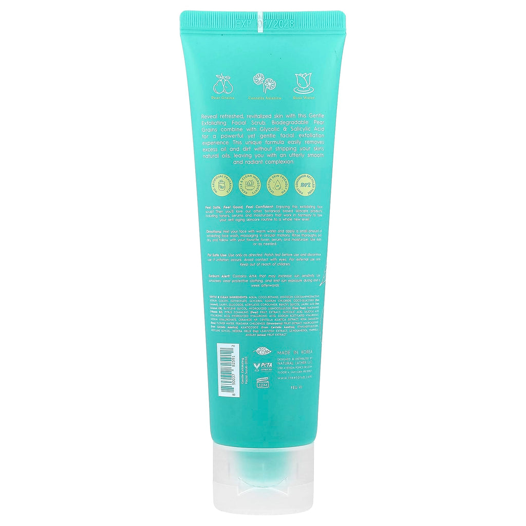 Tree To Tub, Gentle Exfoliating Facial Scrub, Fragrance Free, 4.1 fl oz (120 ml)