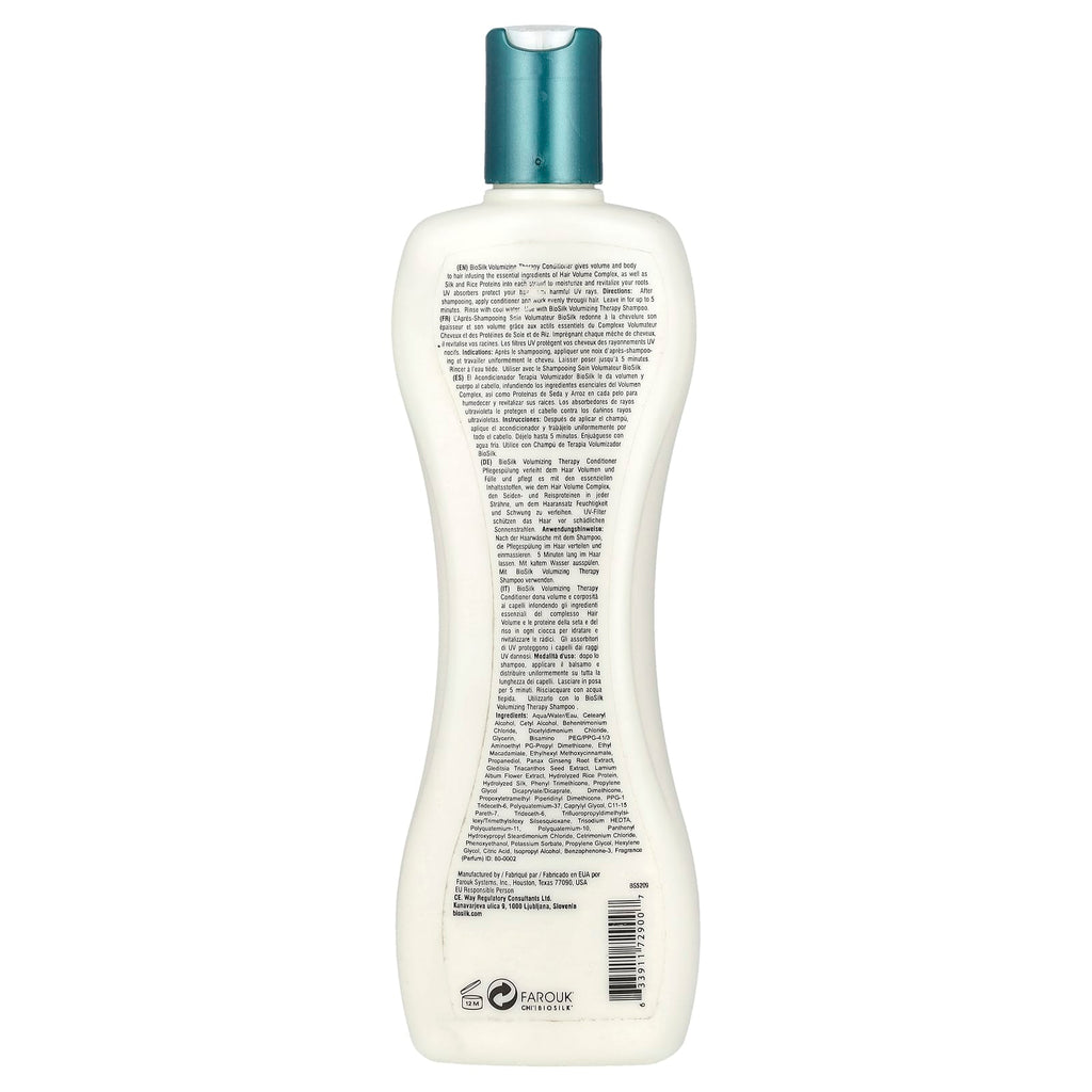 Biosilk, Volumizing Therapy Conditioner, 12 fl oz (355 ml)