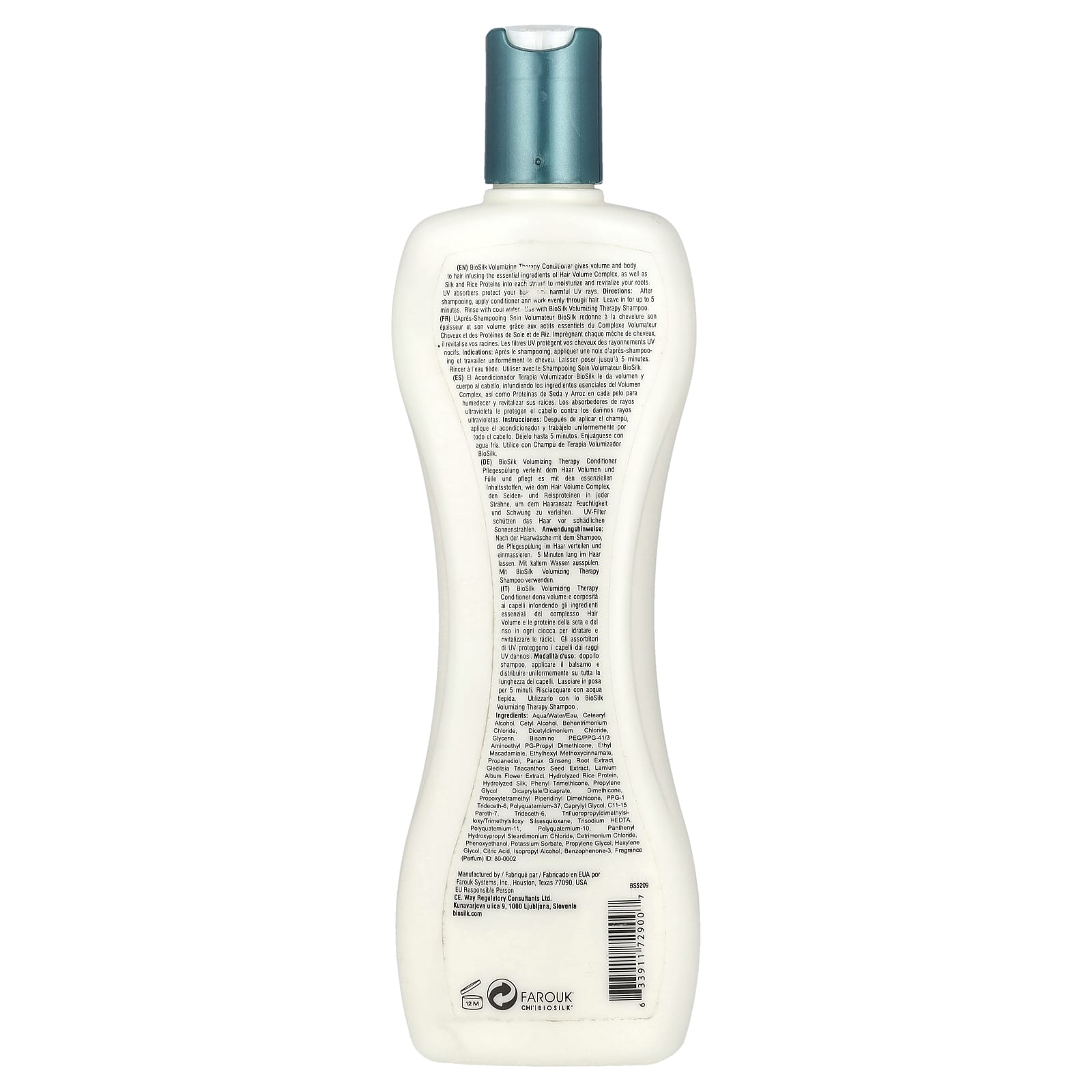 Biosilk, Volumizing Therapy Conditioner, 12 fl oz (355 ml)