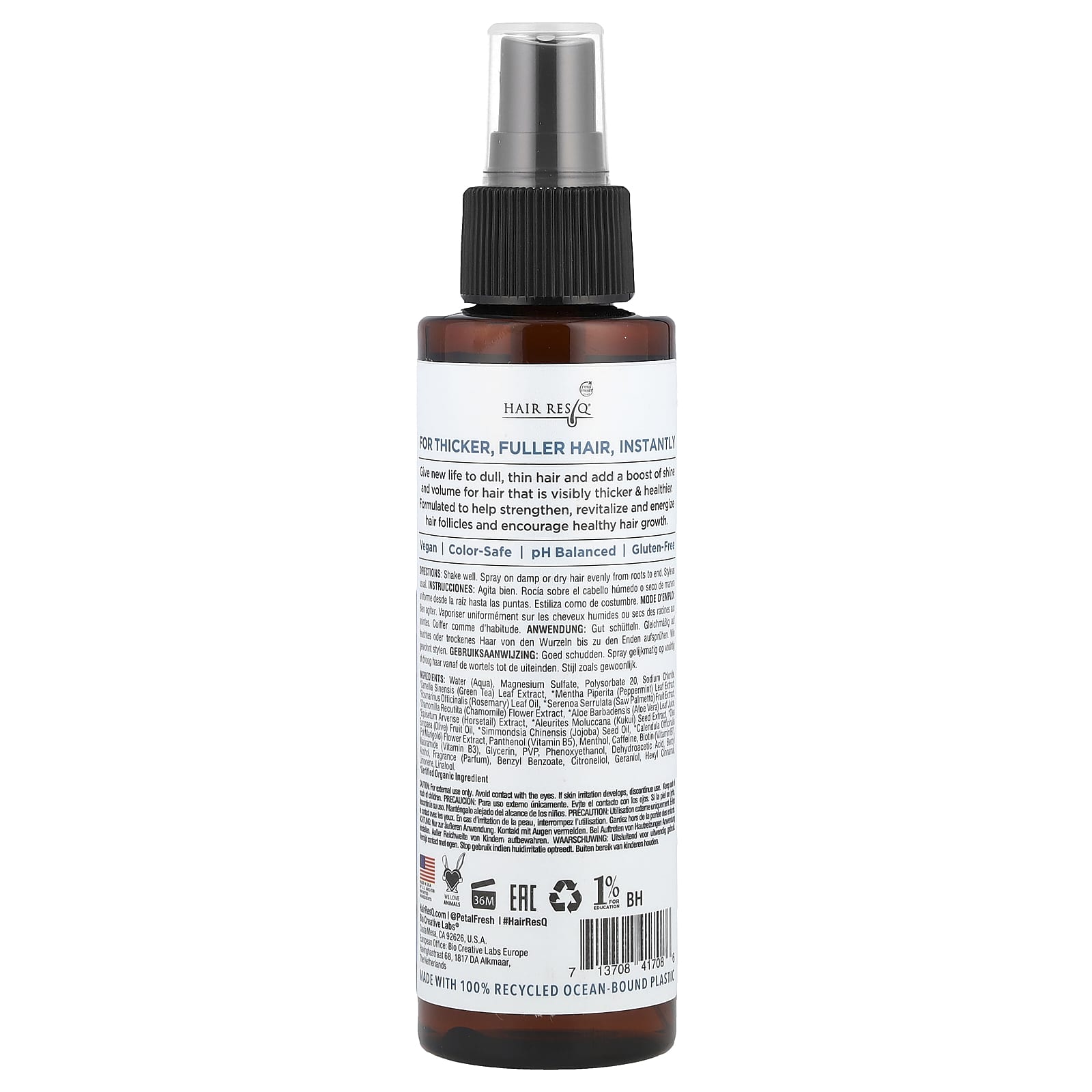Petal Fresh, Hair ResQ®, Thickening Treatment, Volumizing Spray, 5 fl oz (147 ml)