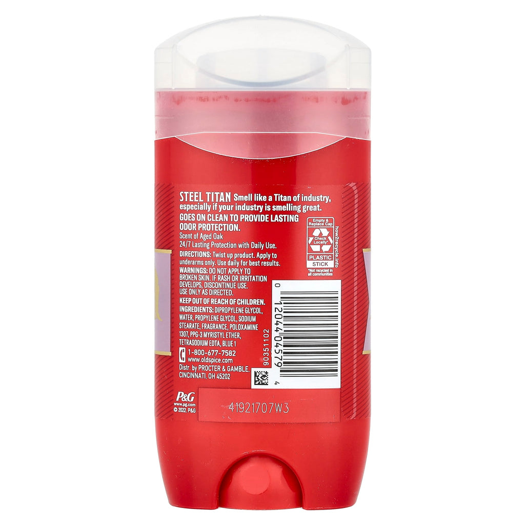 Old Spice, Steel Titan Deodorant, Aged Oak, 3 oz (85 g)