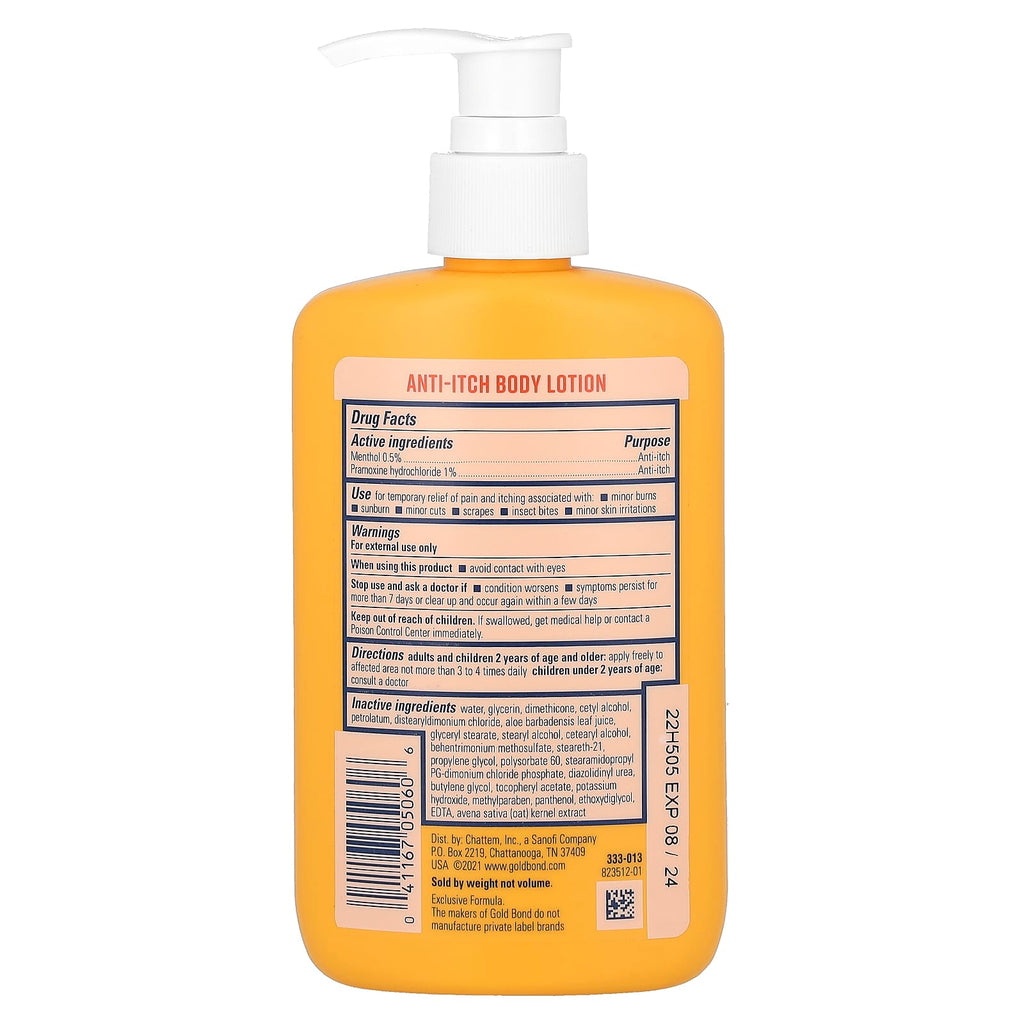 Gold Bond, Medicated, Anti-Itch Body Lotion, 5.5 oz (155 g)
