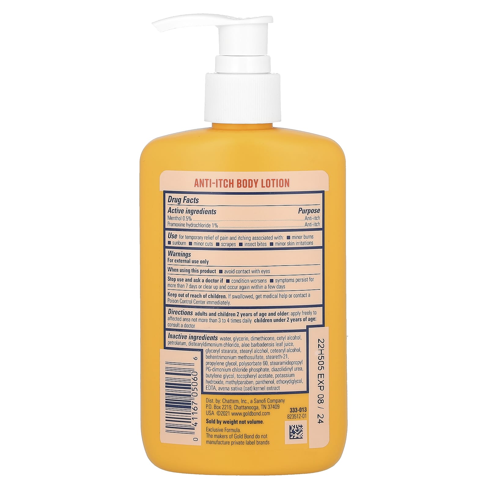 Gold Bond, Medicated, Anti-Itch Body Lotion, 5.5 oz (155 g)