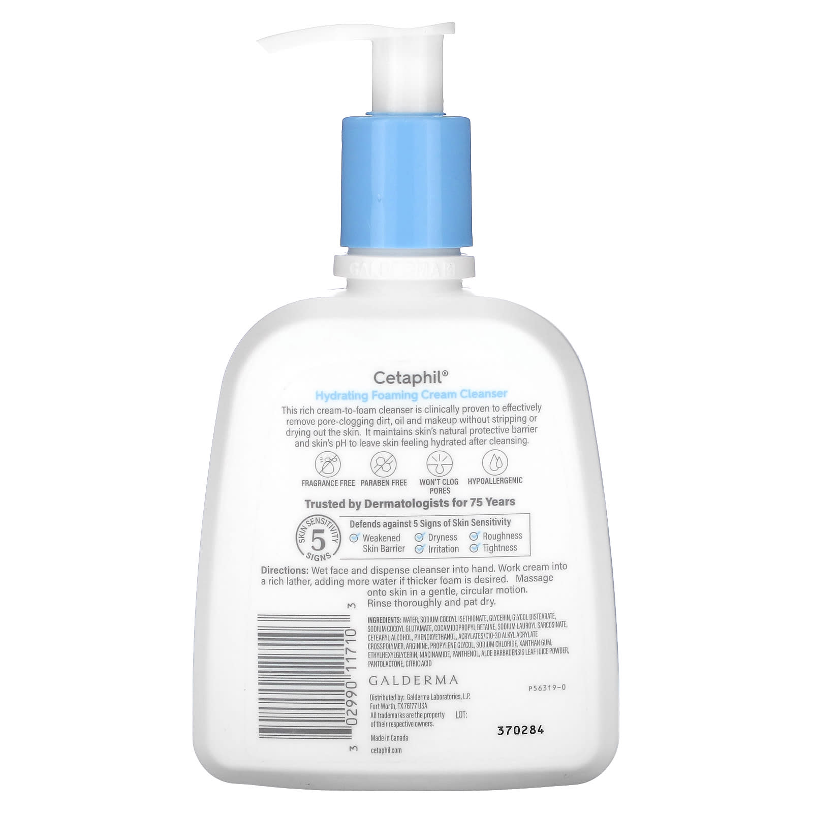 Cetaphil, Hydrating Foaming Cream Cleanser, 8 fl oz (237 ml)