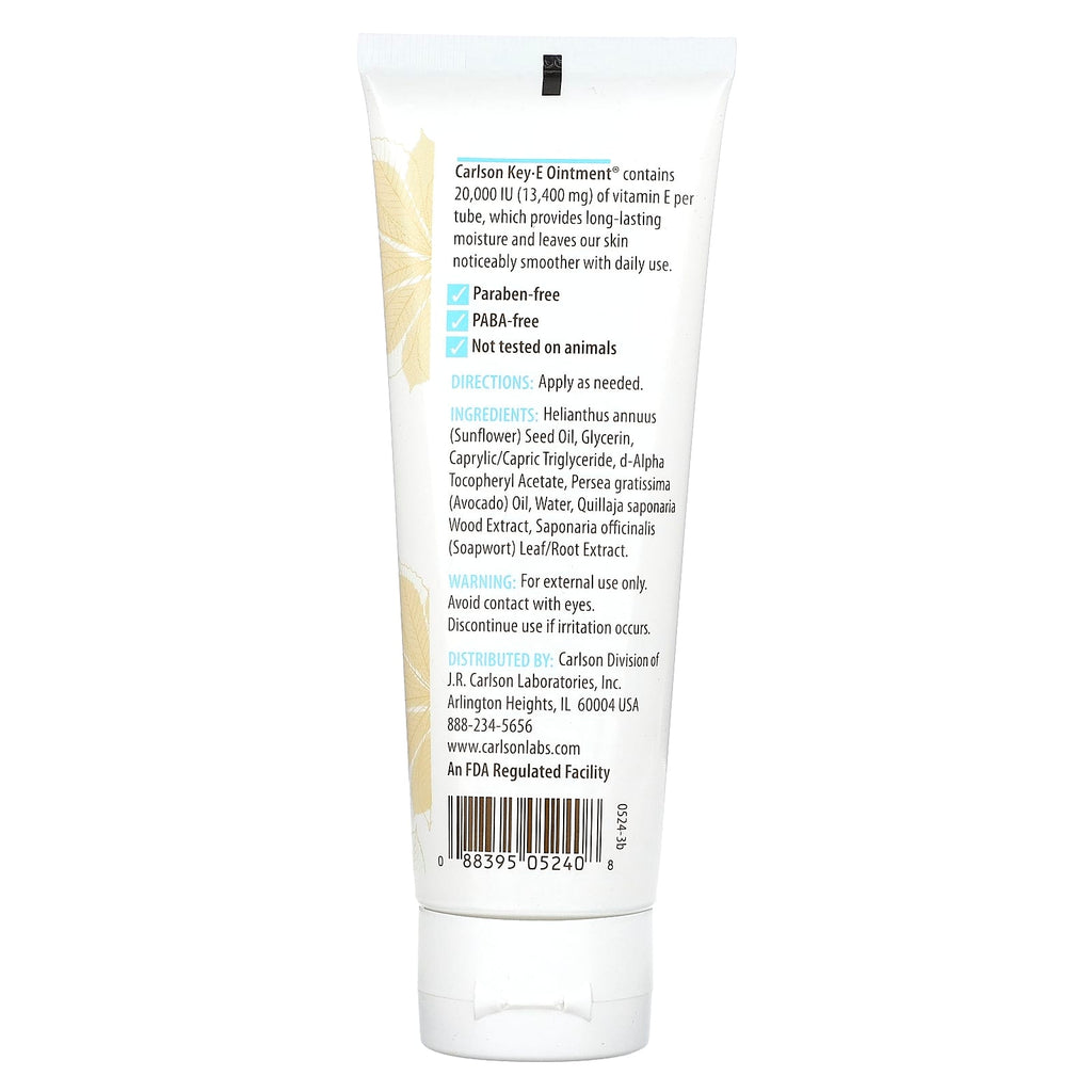 Carlson, Key-E Hand & Body Ointment, Unscented, 4 oz (113 g)